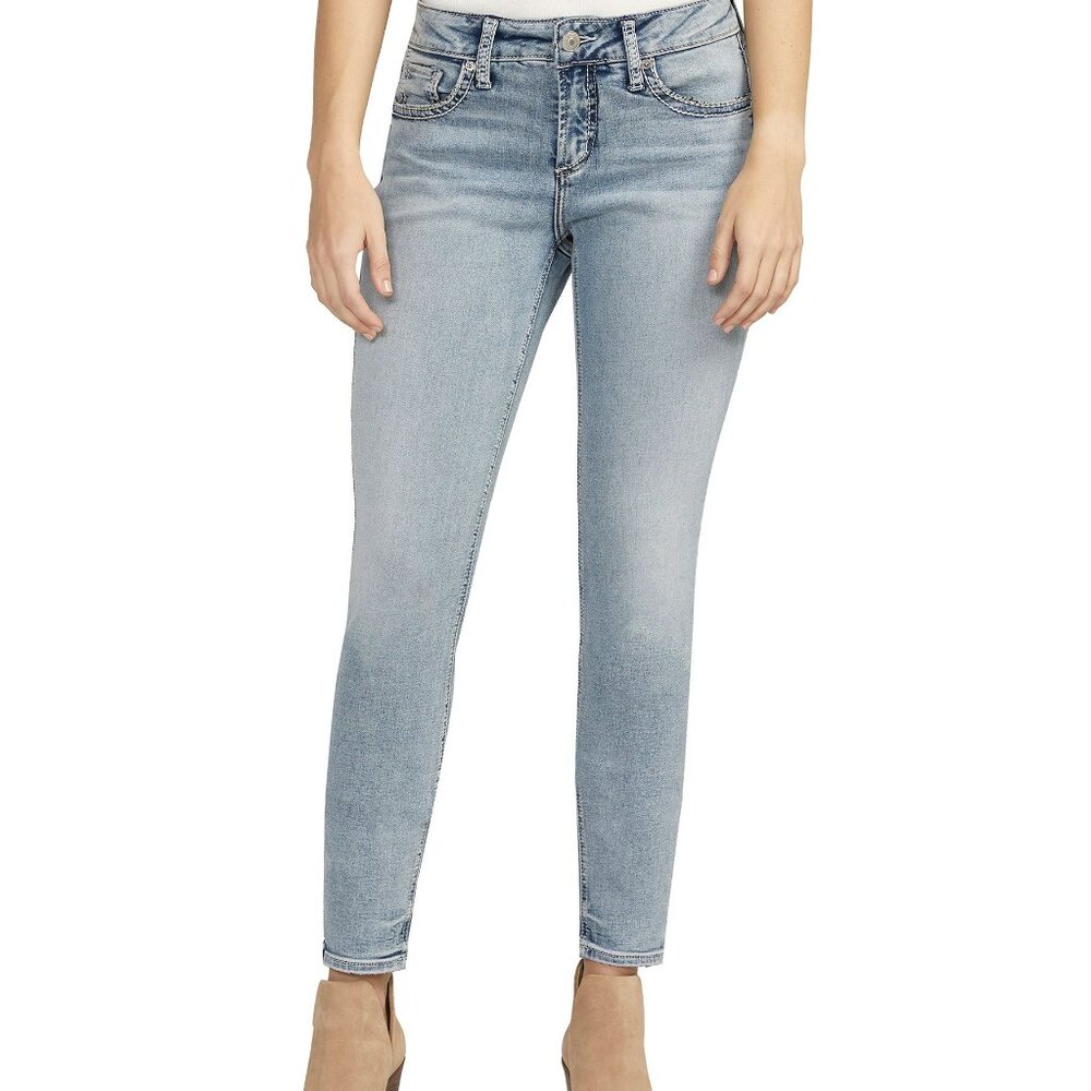 Silver Elyse Skinny Jeans
